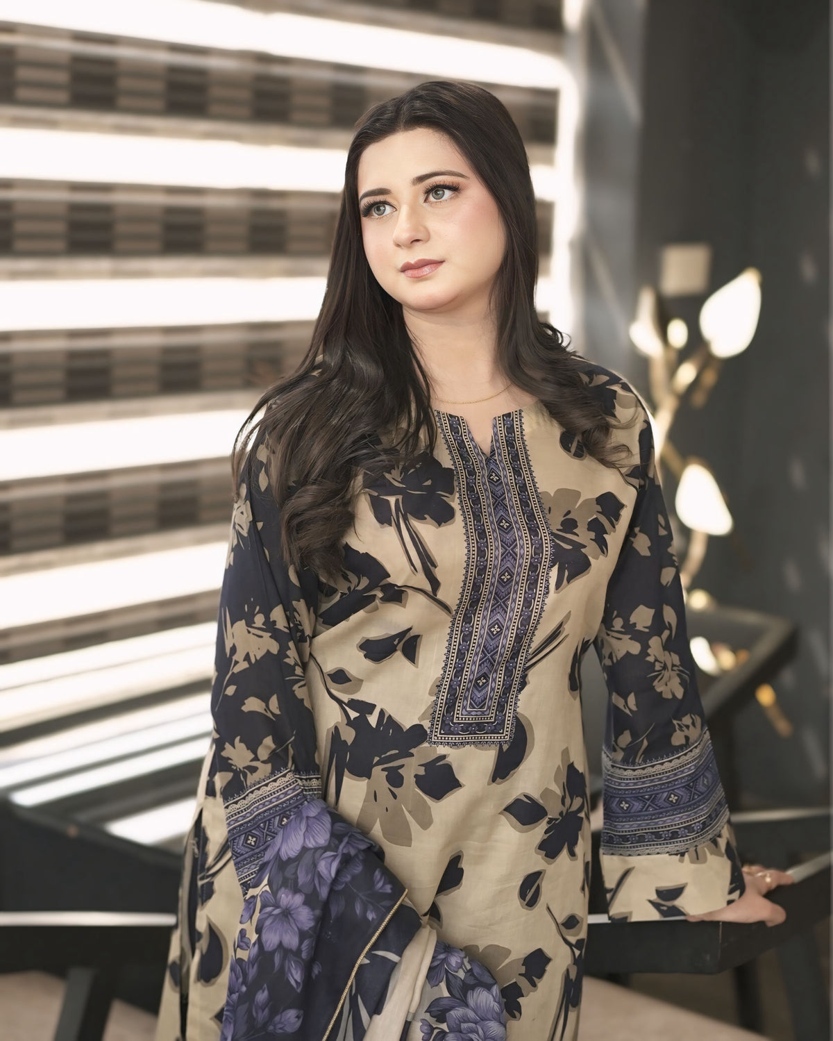 KHUSHNUMA – Lawn 3 PCS