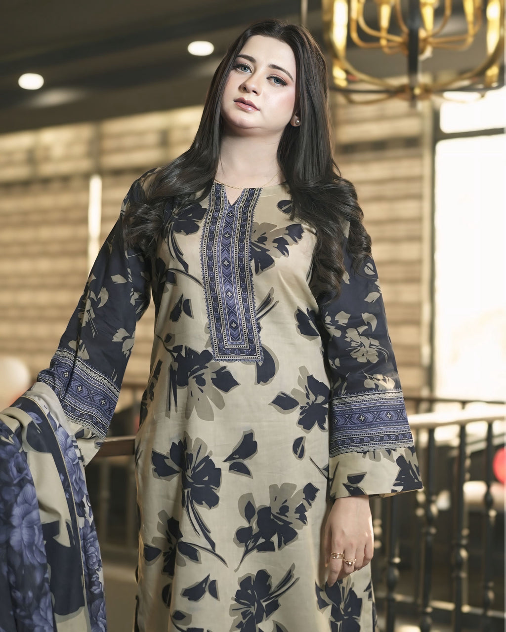 KHUSHNUMA – Lawn 3 PCS