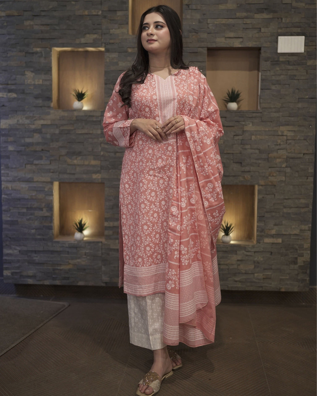 NAFEES  – Lawn 3 PCS
