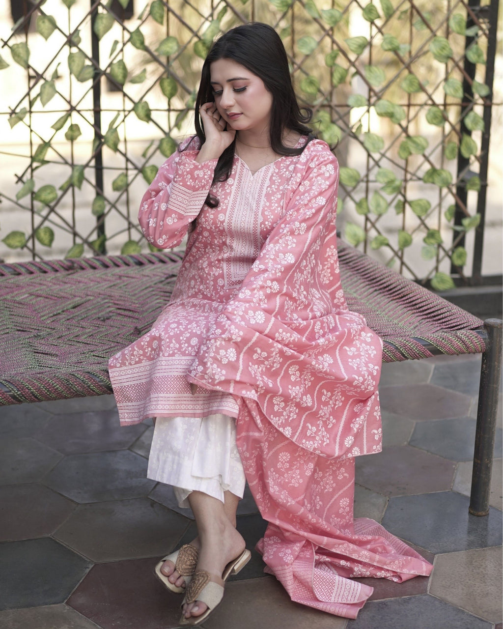 NAFEES  – Lawn 3 PCS