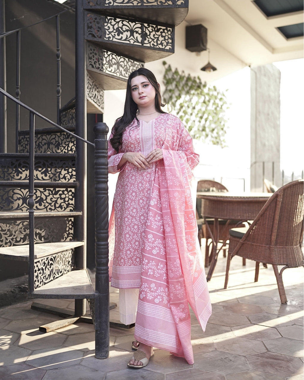 NAFEES  – Lawn 3 PCS