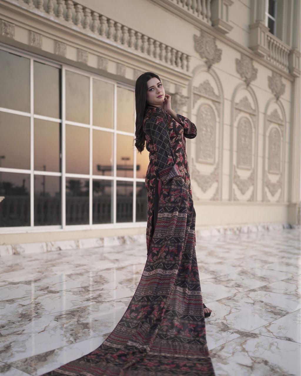 DIL AWAIZ – Lawn 3 PCS
